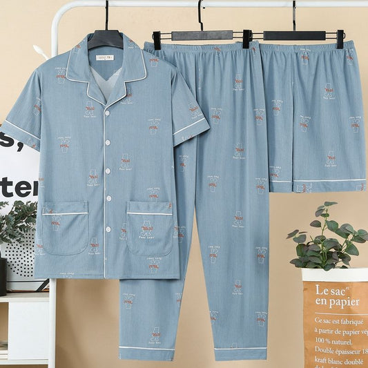 Men's Short-Sleeve & Shorts Set