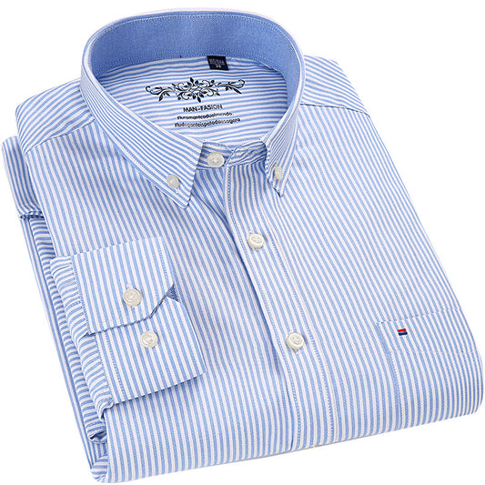 Chemise en coton infroissable