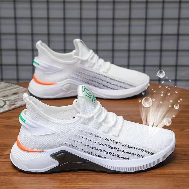Men's Breathable Mesh Woven Casual Shoes