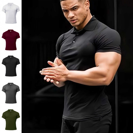 Sports Polo Shirt Summer Short-sleeved