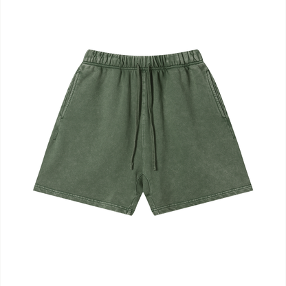 Unisex Vintage Wash Cotton Shorts