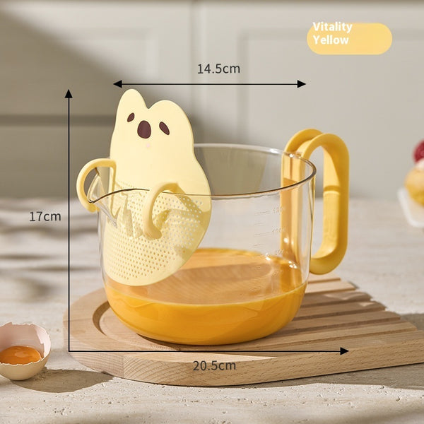 Cartoon Measuring Cup with Egg Beater
