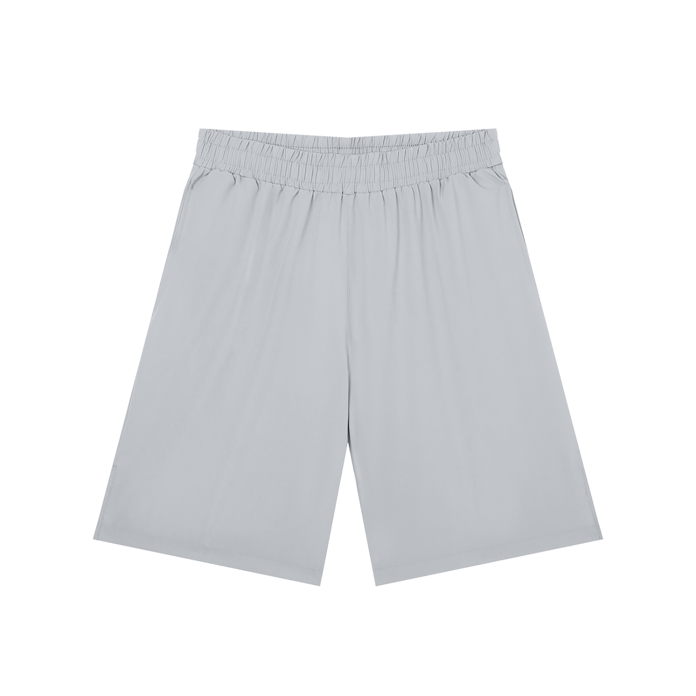 Men’s Solid Elastic Waist Shorts
