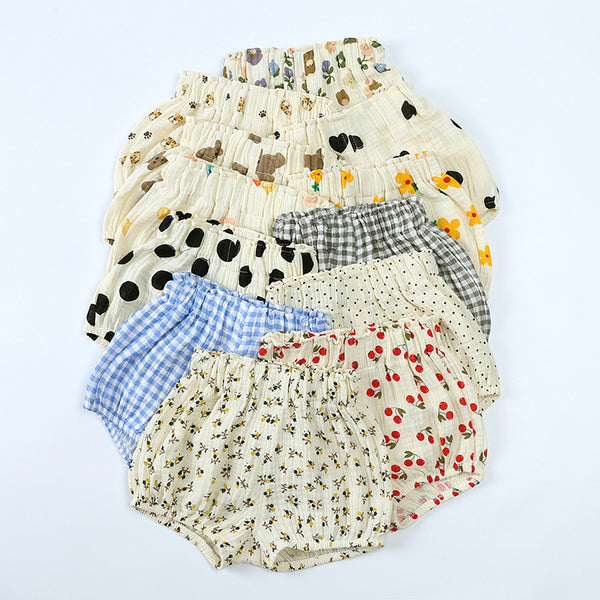 Children's Summer Cute Printed Loose Shorts
