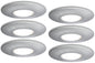 4lite IP20 GU10 Fire-Rated Downlight - Satin Chrome