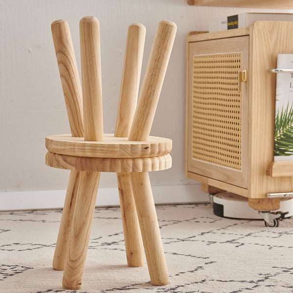 Modern Minimalist Small wooden Bench 2pcs