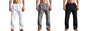 Men's Loose Fit Straight-Leg Casual Trousers | Breathable Summer Beach Pants