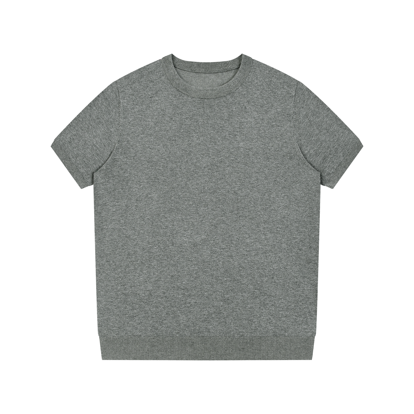 Unisex Crewneck Knit T-Shirt 320GSM