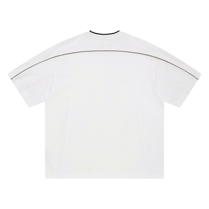 Unisex Oversized Contrast Tape T-Shirt