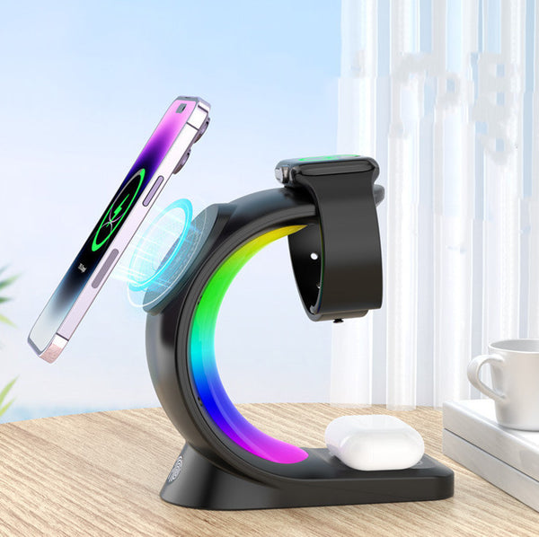 4-in-1 Magnetic Charger with Ambient Light