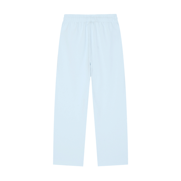 Solid Color Straight-Leg Sweatpants