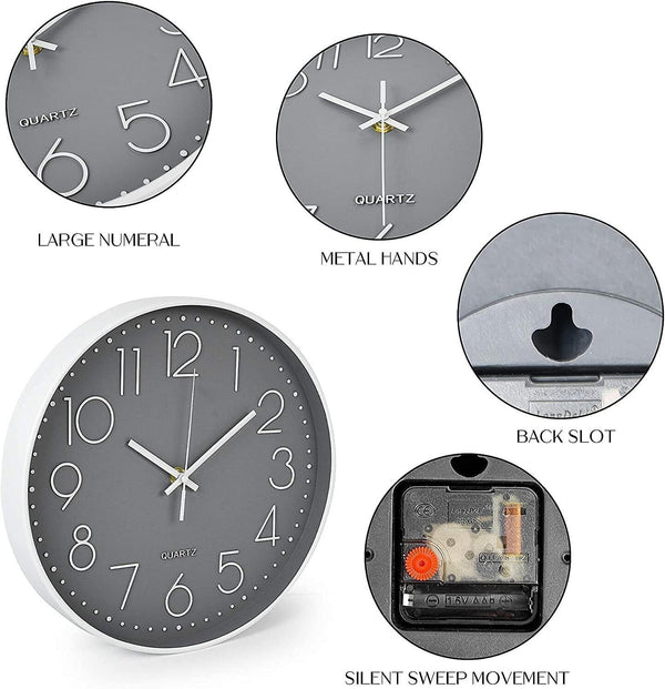 Silent Non Ticking Clock