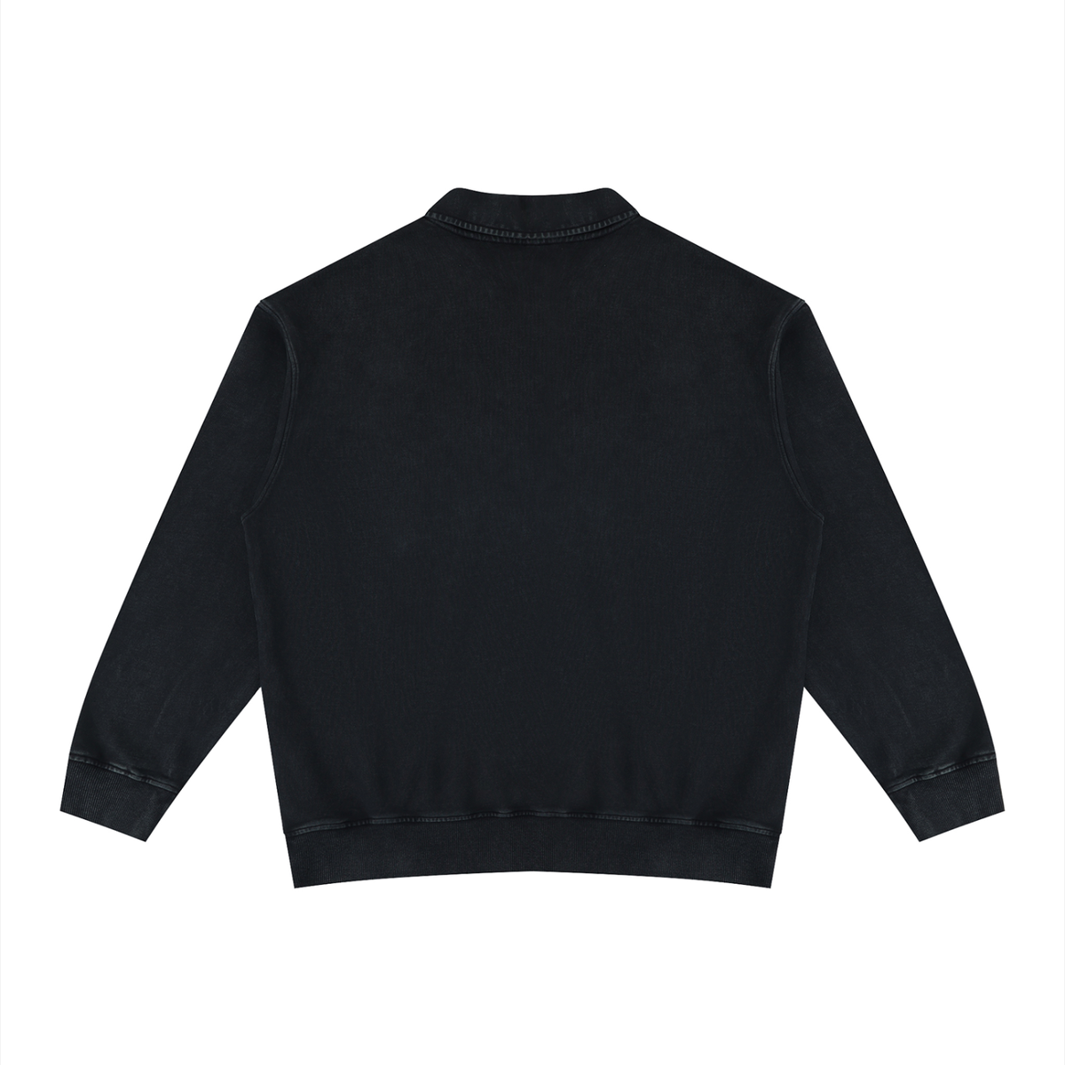 Unisex Vintage Wash Collared Sweatshirt 320GSM