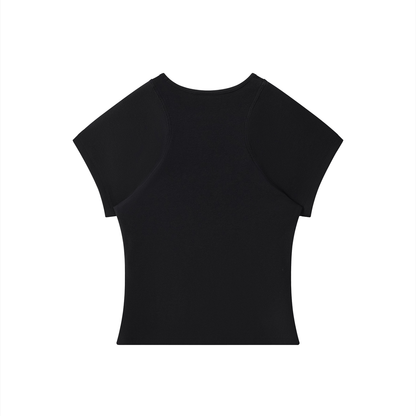 Women's Slim Fit Paneling T-Shirt 260GSM