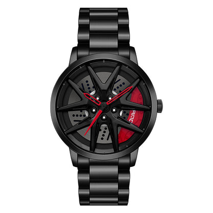 Cool Wheel Hollow Out Quartz Watch