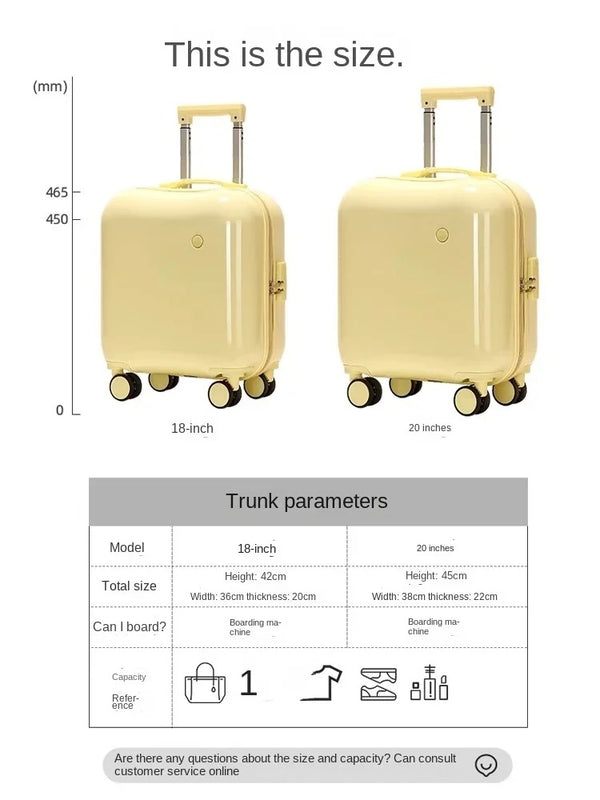 Universal Silent Wheel Suitcase For Children