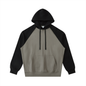 Color-Block Raglan Sleeve Hoodie