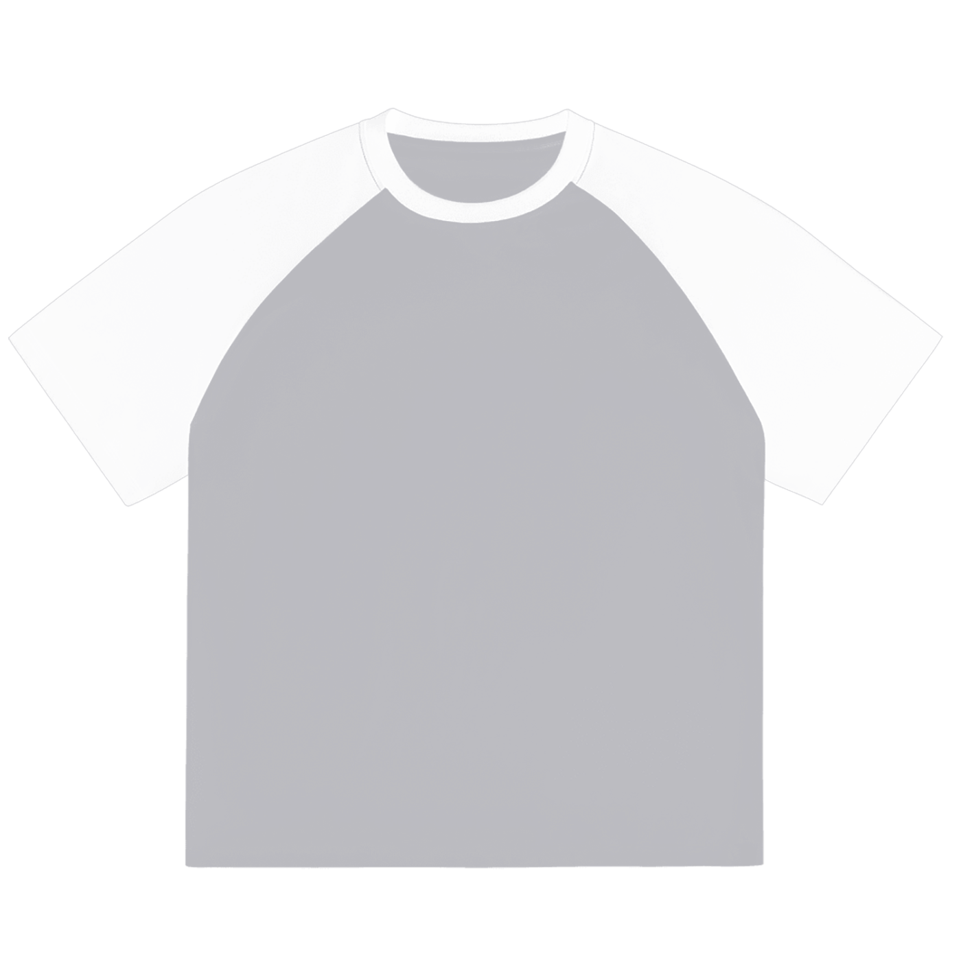 Color-Blocked Raglan Sleeve T-Shirt
