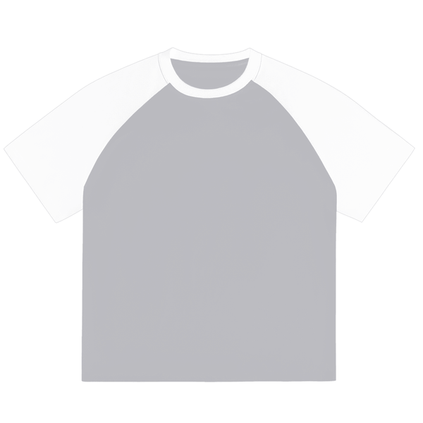 Color-Blocked Raglan Sleeve T-Shirt