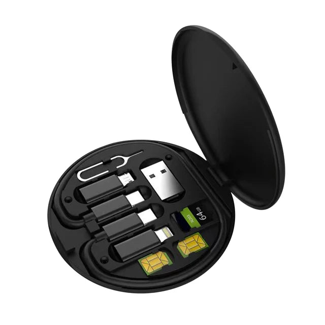 5-in-1 60W Fast Charging Cable Organiser Box