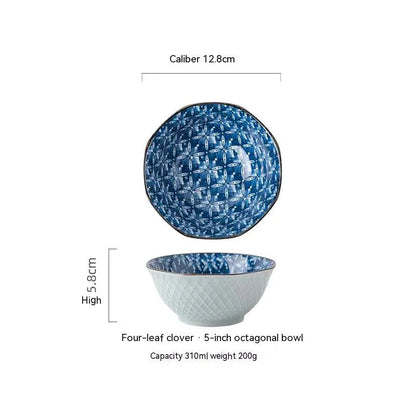 5-Inch Creative Household Ceramic Bowl