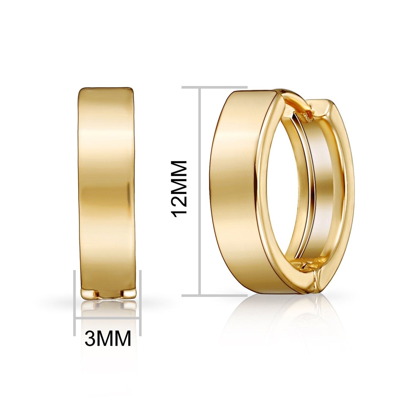 5 Pairs of Gold Plated Earrings