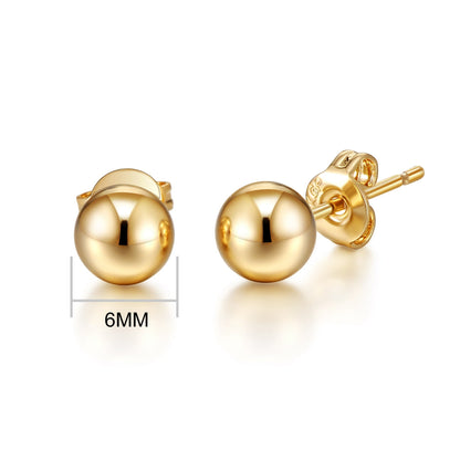 5 Pairs of Gold Plated Earrings