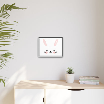 Cute Bunny Canvas Wall Art