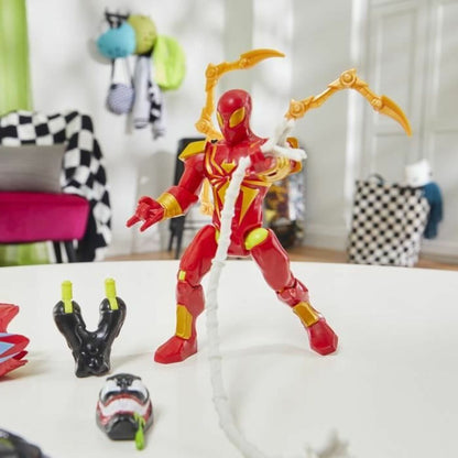 Jointed Figure Hasbro MixMashers Iron Spider Deluxe