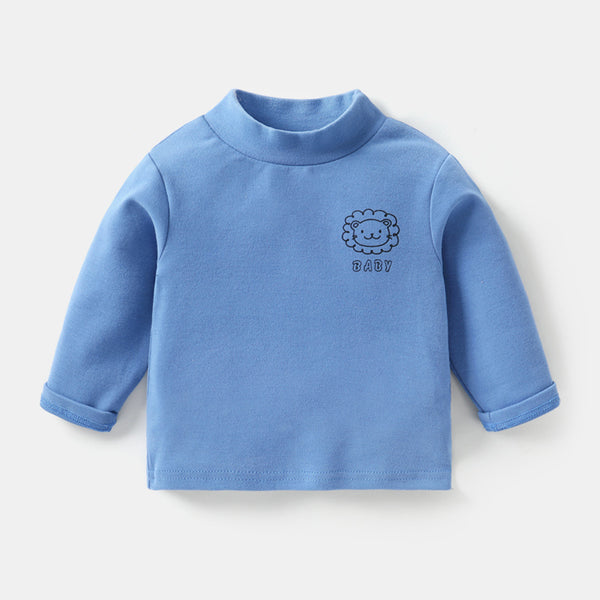 Vêtement pour bébé, t-shirt à col montant