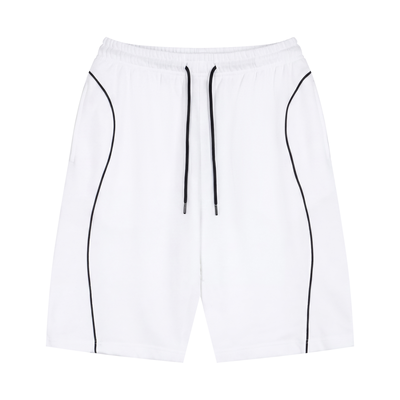 Waran Unisex Piping Drawstring Shorts