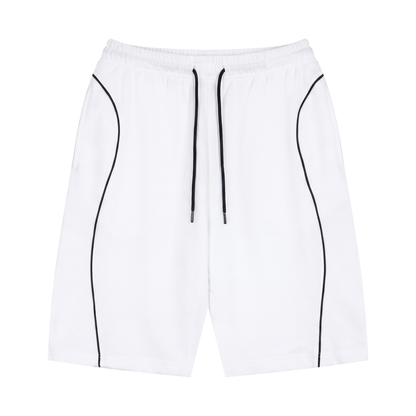 Waran Unisex Piping Drawstring Shorts