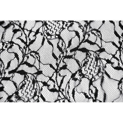 Dark in Love Morrigan Ruffled Goth Midi Skirt in Black