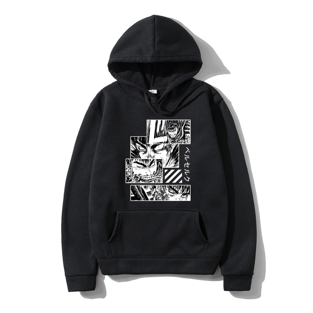 Berserk Loose Hooded Sweatshirt