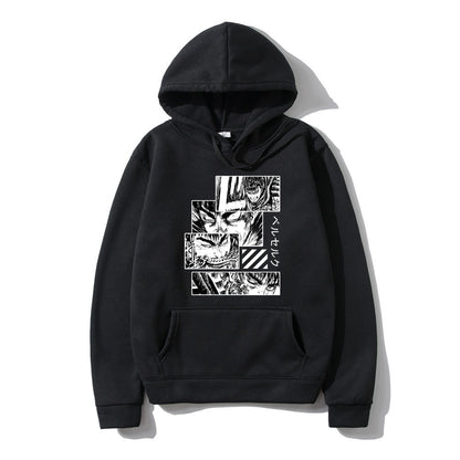 Berserk Loose Hooded Sweatshirt
