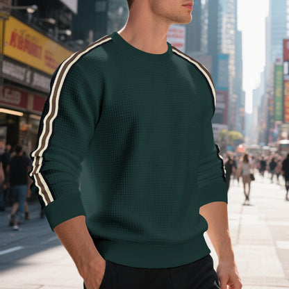 Casual Men's Loose Round Neck Sweater Thin