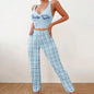 Women’s 2-Piece Plaid Pajama Set