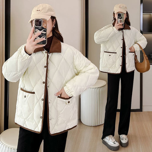 Rhombus Cotton-padded jacket