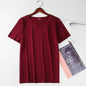 Men's Thin Ice Silk Seamless Short Sleeve T-shirt