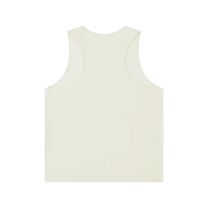 Men's Solid Color Crewneck Tank Top