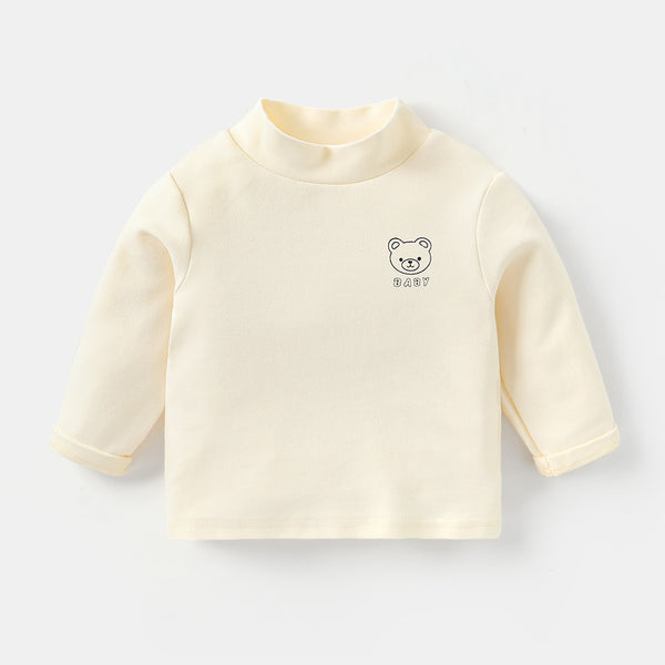 Vêtement pour bébé, t-shirt à col montant