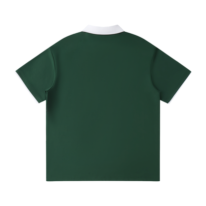 Waran Contrast Collar Raglan Polo Shirt
