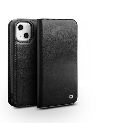 Leather flip protective phone case