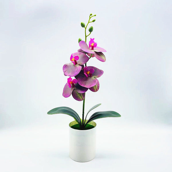 Simulated Bonsai Artificial Flower Bonsai Simulated Butterfly Orchid - Stuffs & Savers