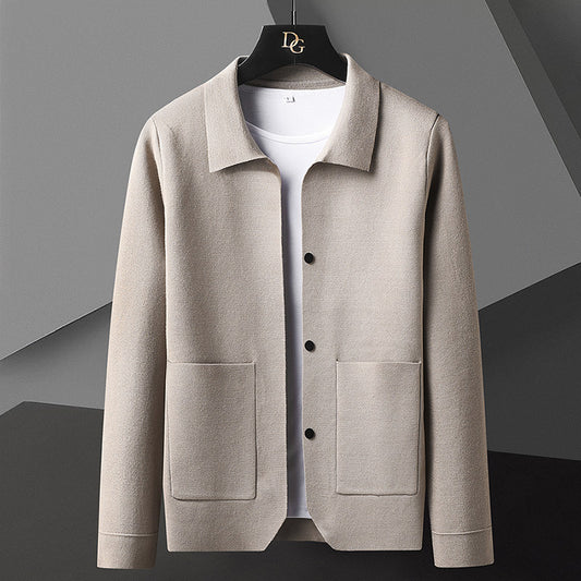 Slim Casual polo coat