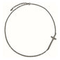 Ladies' Necklace Folli Follie 3N14T019KK_Plata Negra 45 cm