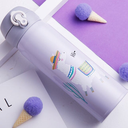 Stainless steel cartoon vacuum flask