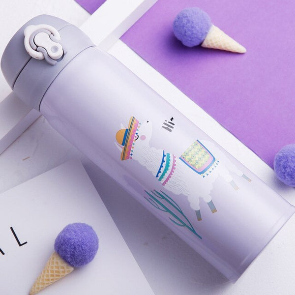Stainless steel cartoon vacuum flask