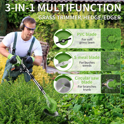 Cordless Strimmer Grass Trimmer 21V