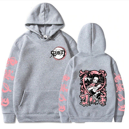 Japanese Anime Ghost Slayer Blade pullover hoodies